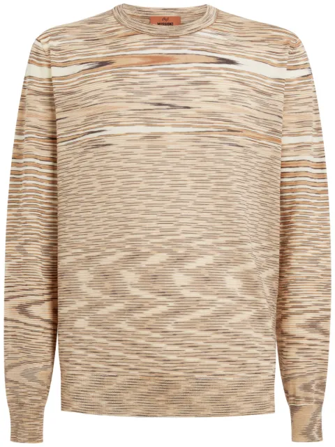 Missoni slub crew-neck jumper
