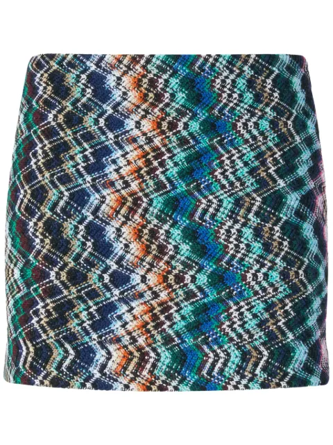 Missoni falda corta Zigzag