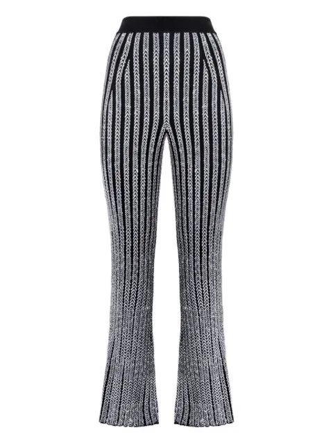 Missoni striped flared trousers