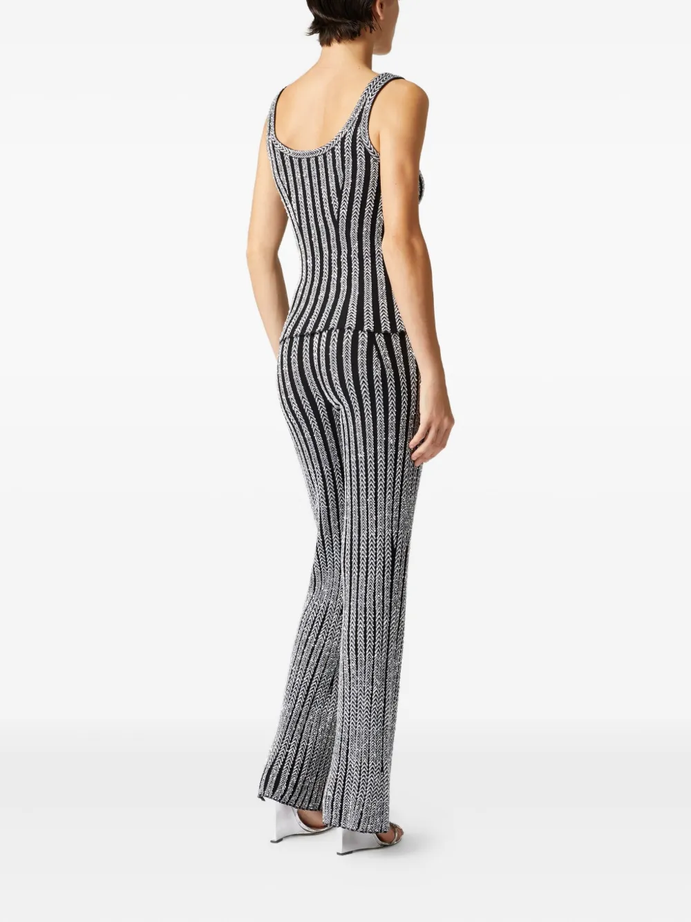 Missoni Gestreepte broek Zwart