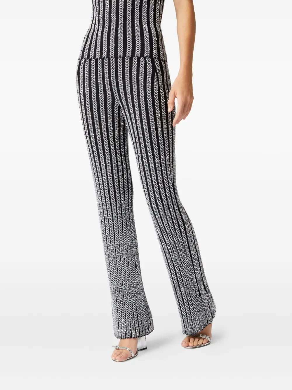 Missoni Gestreepte broek Zwart