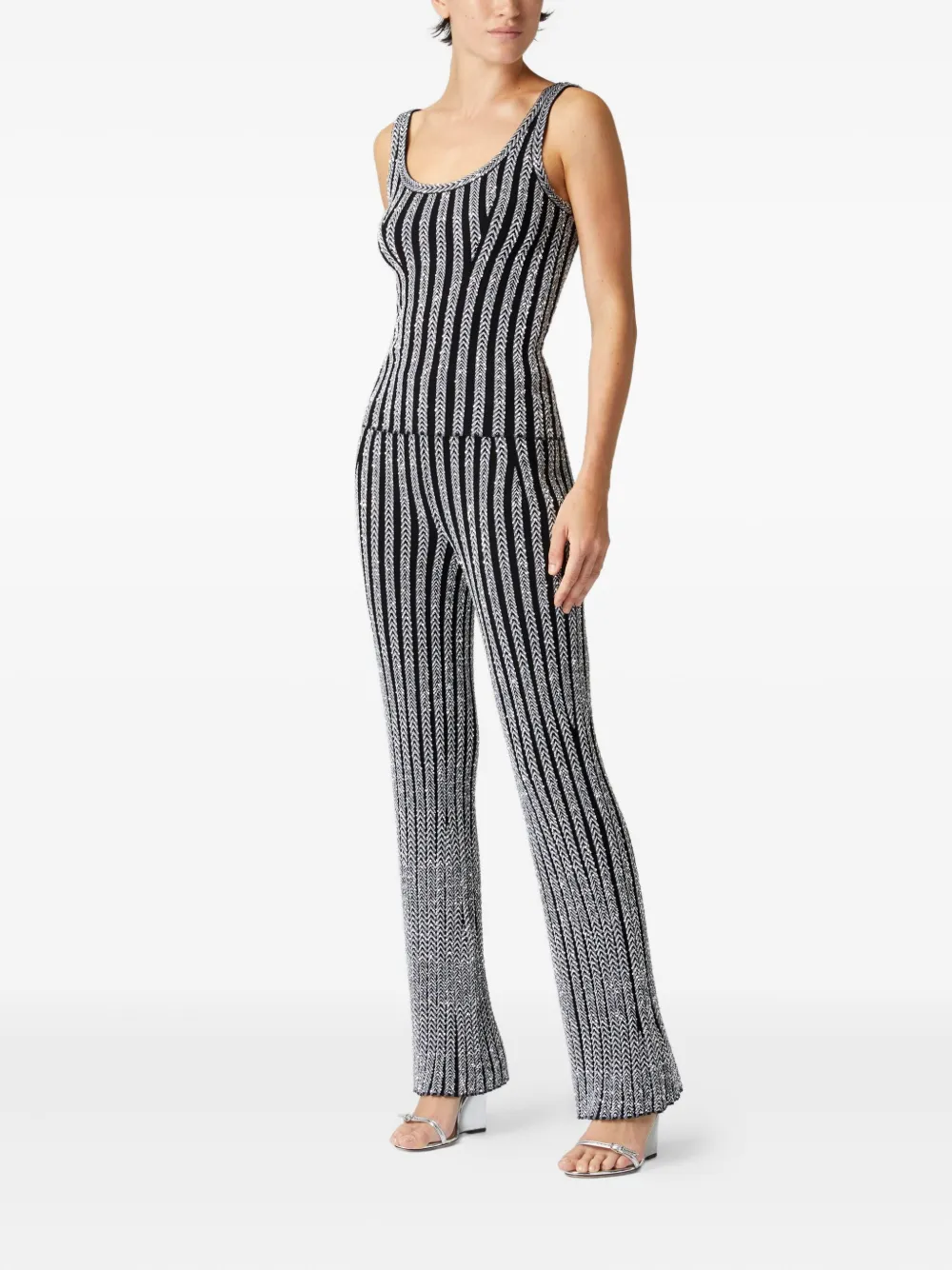 Missoni Gestreepte broek Zwart