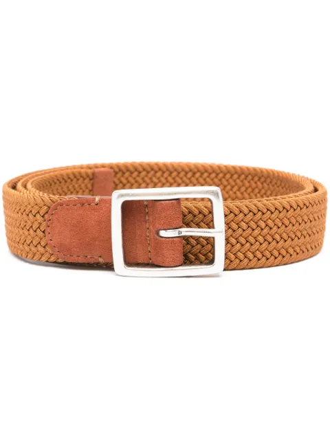 Dell'oglio Mastic interwoven-design belt