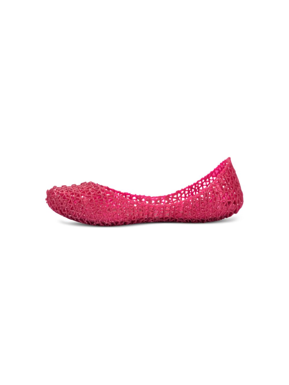 Mini Melissa Campana ballerina's met glitter Roze