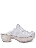 Y/Project x Melissa Court clogs - White