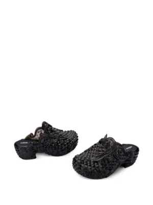 melissa Y/PROJECT ブラックミュール 38EUR 24.5 melissa Y/PROJECT