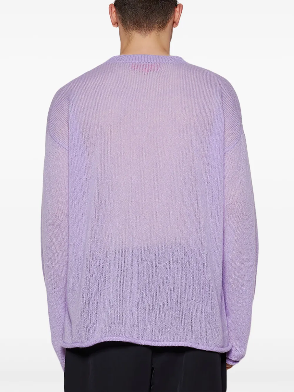 The Elder Statesman Nimbus Sweatshirt In Purple