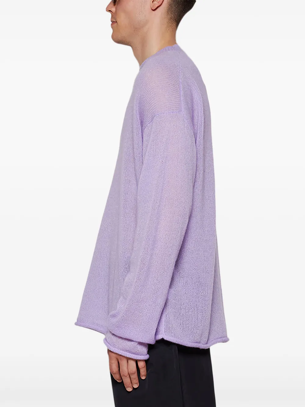 The Elder Statesman Nimbus Sweatshirt In Purple