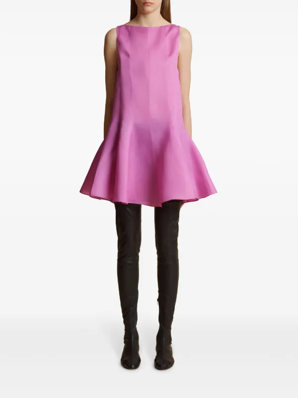 KHAITE Mags Mini Dress | Pink | FARFETCH