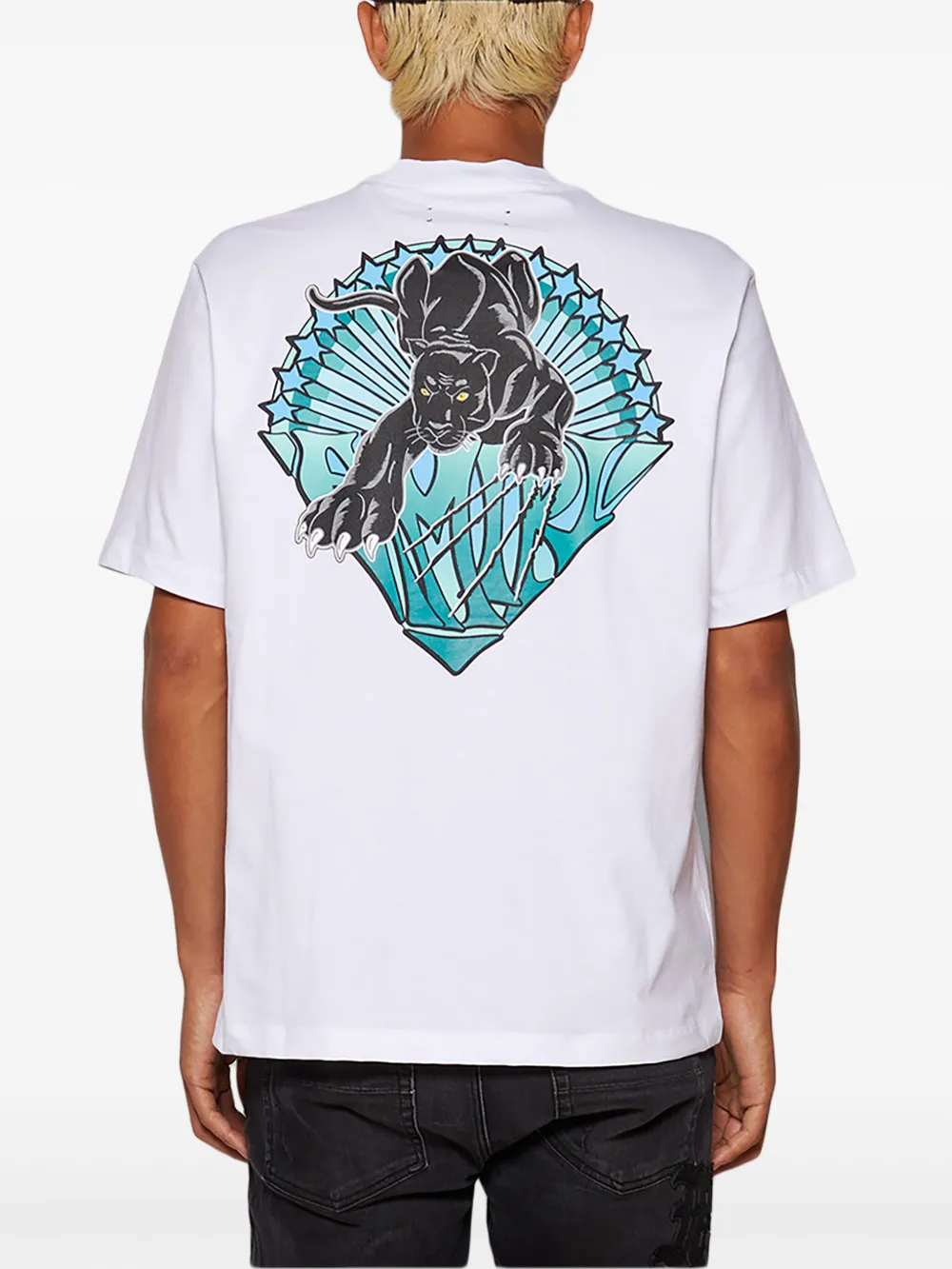 AMIRI Katoenen T-shirt met grafische print Wit