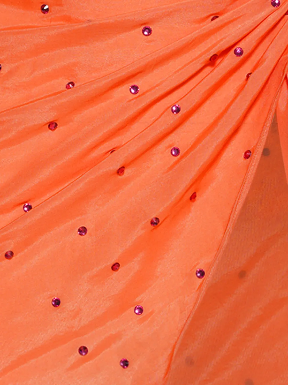 Oséree Mini-rok verfraaid met kristallen Oranje