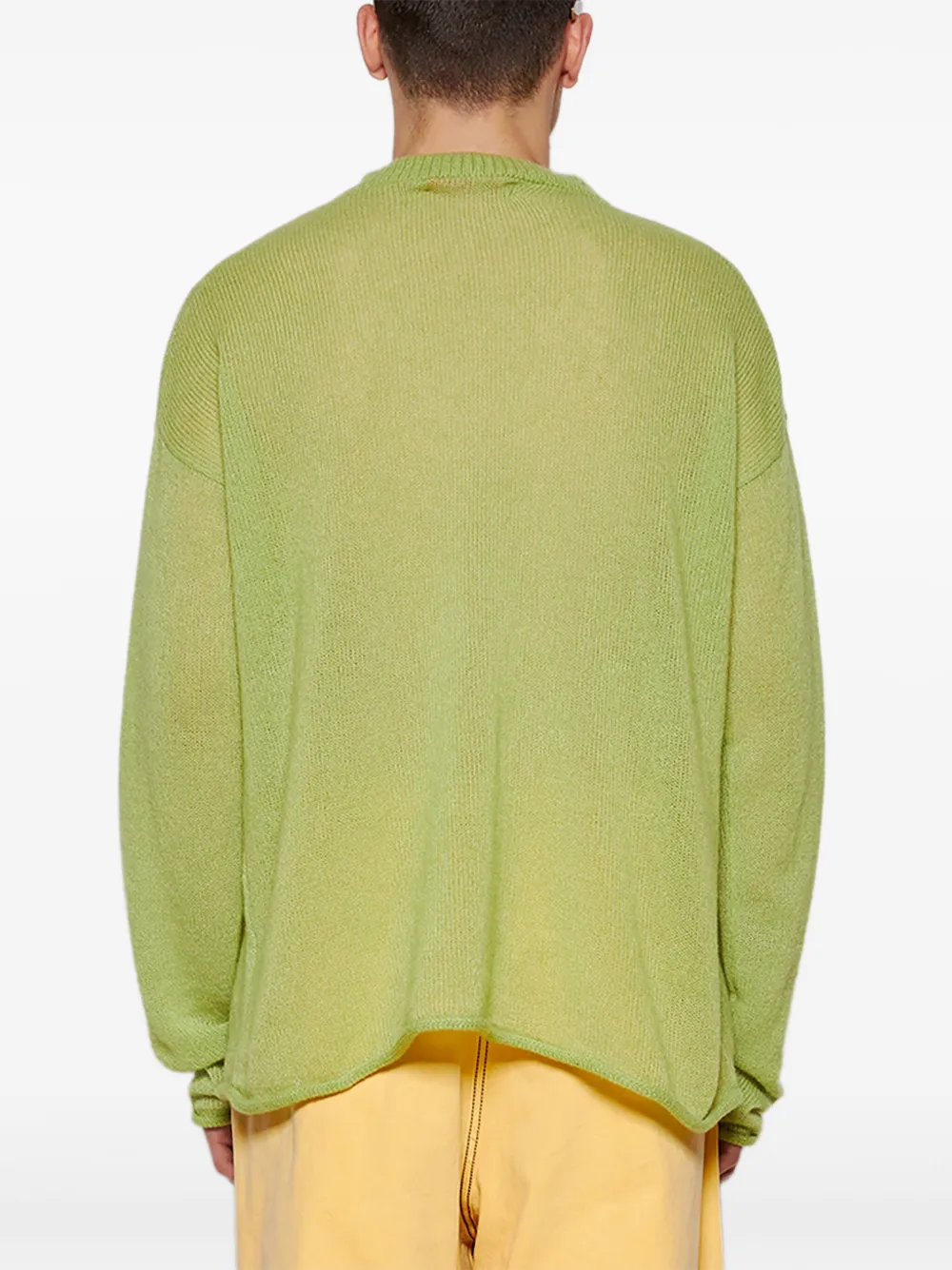 The Elder Statesman Nimbus Sweatshirt In Green