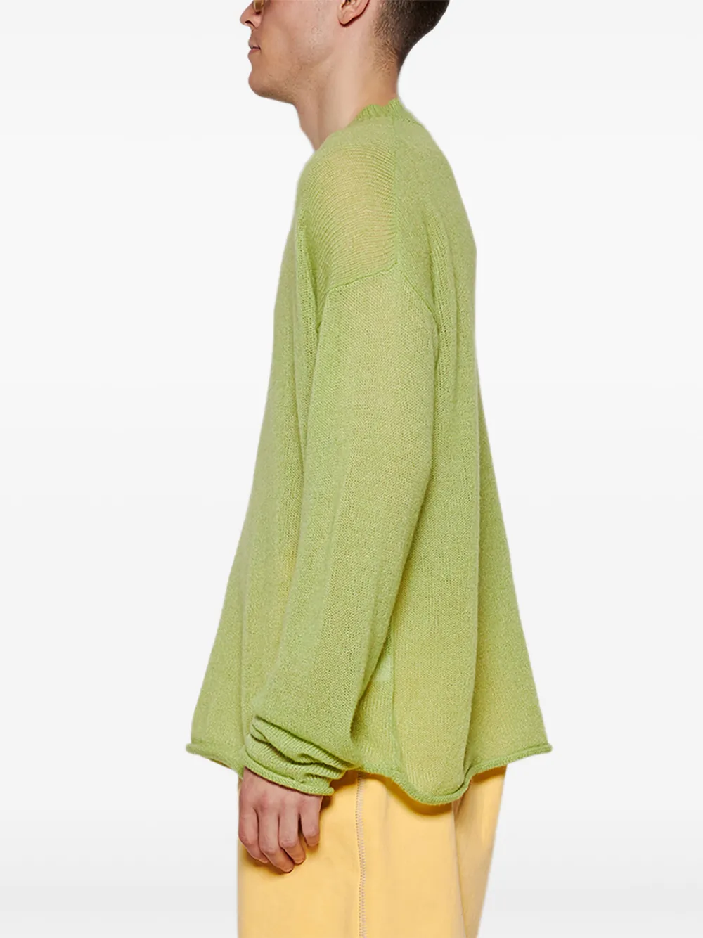 The Elder Statesman Nimbus Sweatshirt In Green