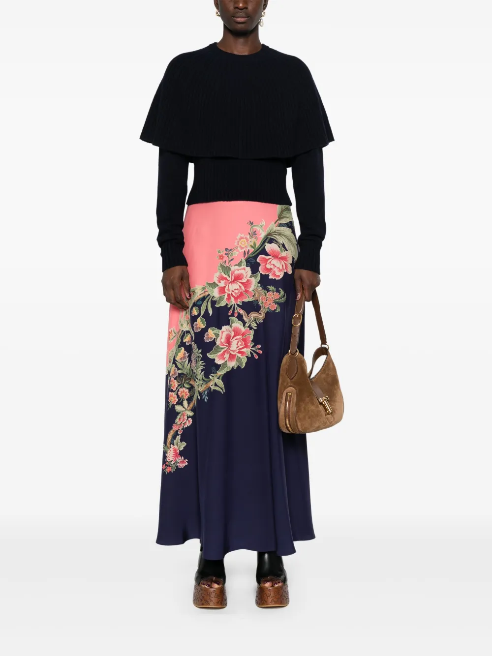 ETRO A-lijn midi-rok - Roze