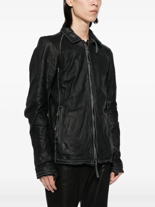 全ての Bidjan Boris Saberi JP FARFETCH | ブラック | レザージャケット レザージャケット