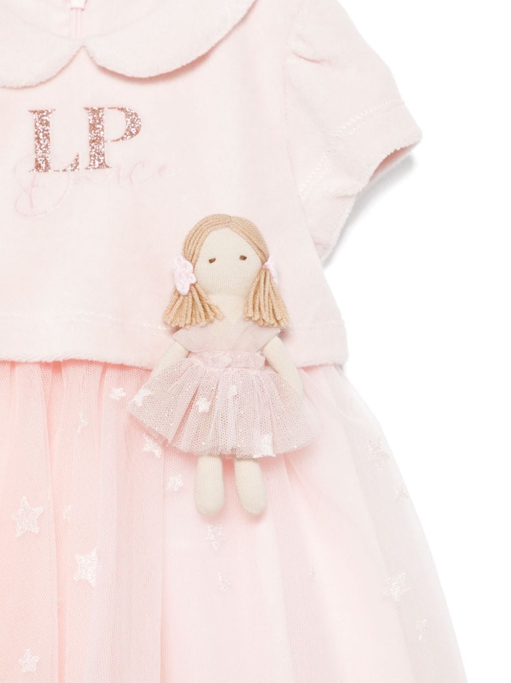 Shop Lapin House Detachable-doll Dress In Pink