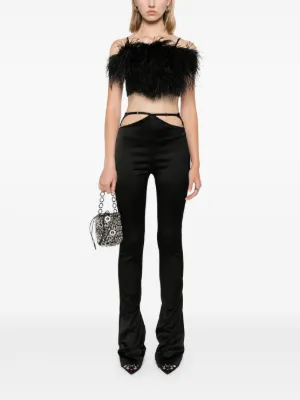 パンツ THE ATTICO FW25 Flared pants (251WCP00266 064) Black The Attico Casual Pants: Shop up to −69% | Stylight