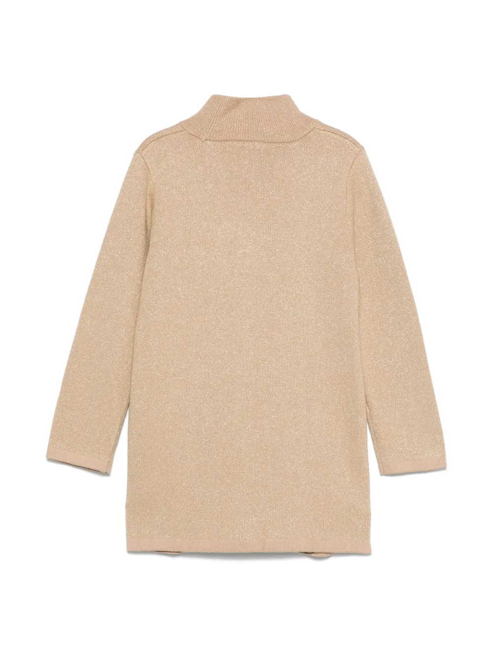 Liu Jo Kids metallic-threading dress - Beige