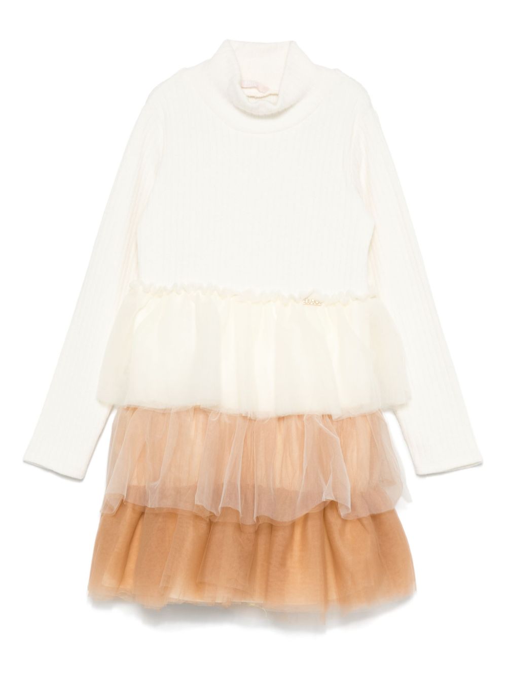 Liu Jo Kids tulle-skirt dress - Neutrals