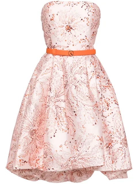 Saiid Kobeisy printed strapless midi dress RTWSS2409 - 0