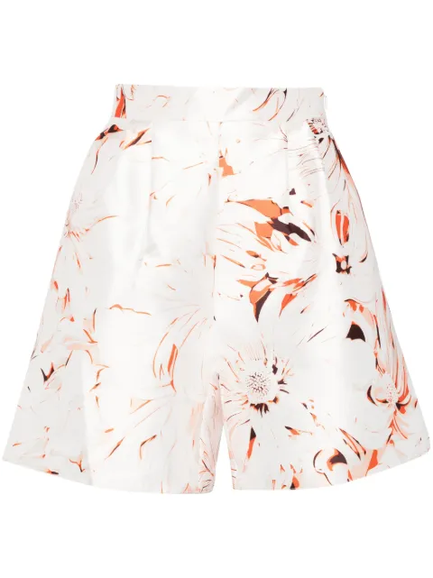Saiid Kobeisy shorts acampanados estampados
