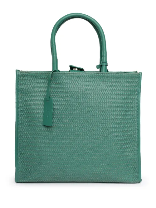 Sac cabas Tresse en cuir tressé - Sarah Chofakian - Modalova