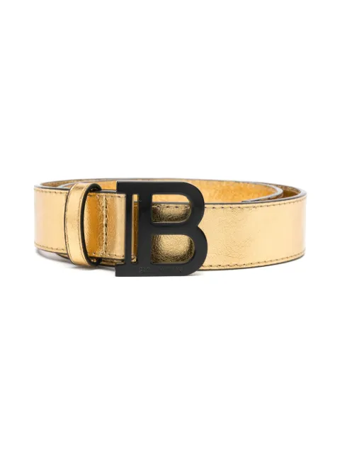 Balmain Kids cinturón con hebilla del logo