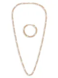 Susan Caplan Vintage 1990s Rediscovered chain bracelet and necklace set - Gold