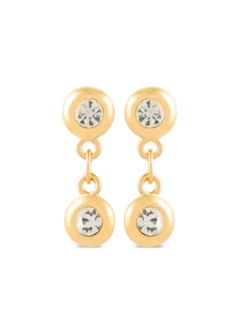 Susan Caplan Vintage 1990s Rediscovered crystal-embellished earrings