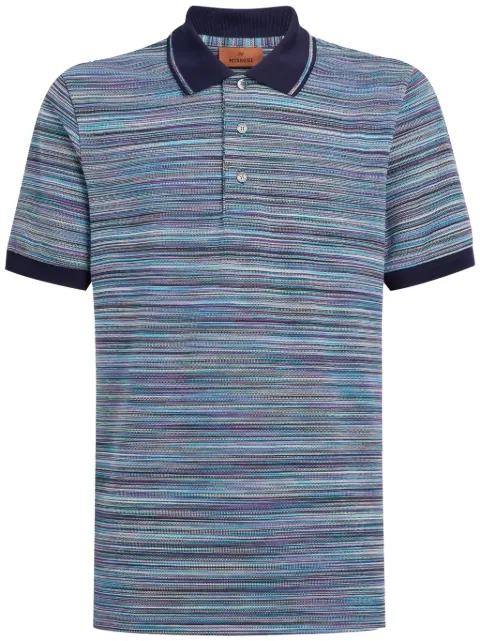 Missoni slub cotton polo shirt