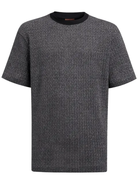 Missoni playera con motivo en zigzag