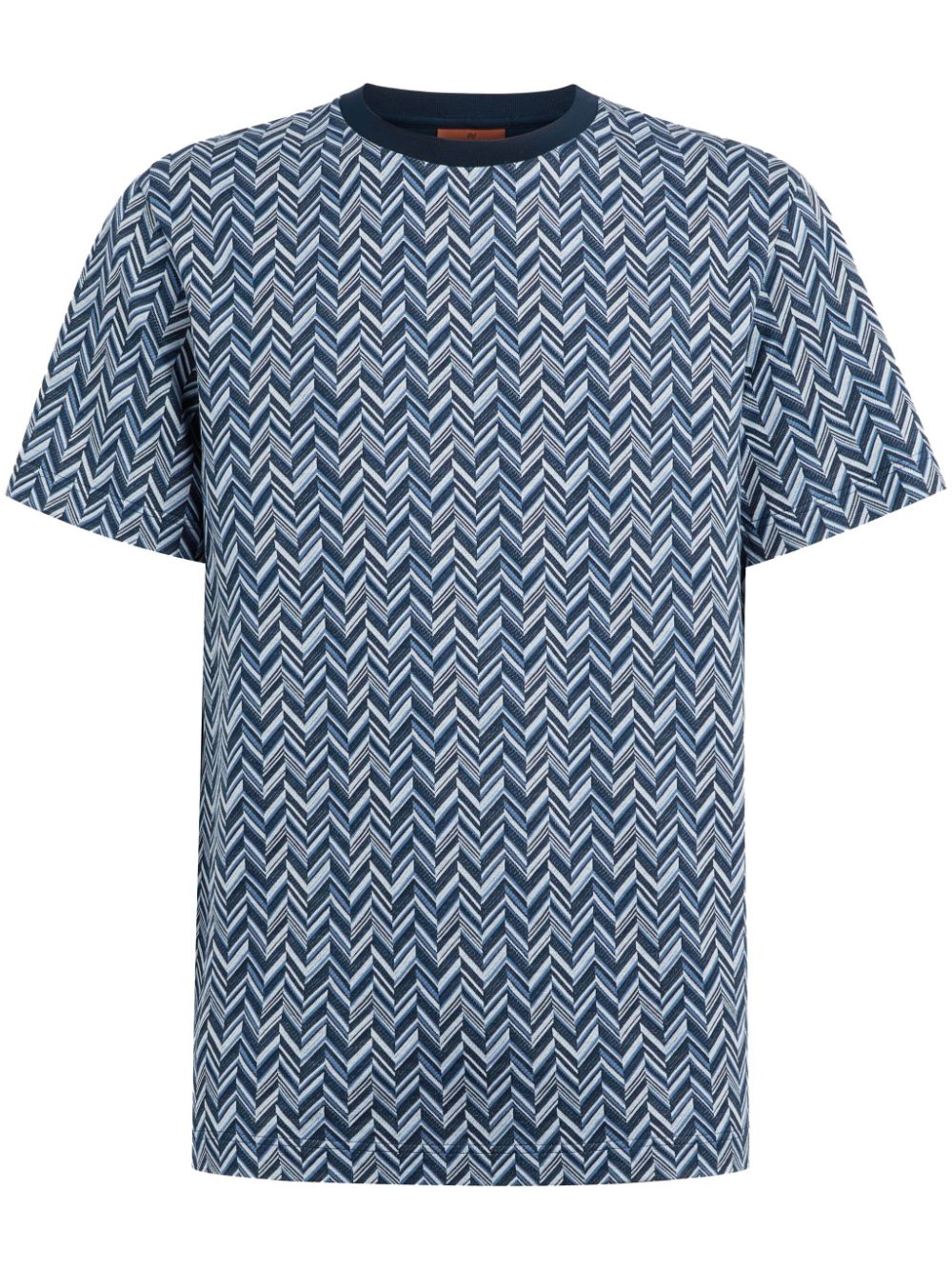 Missoni zigzag T-shirt - Blue