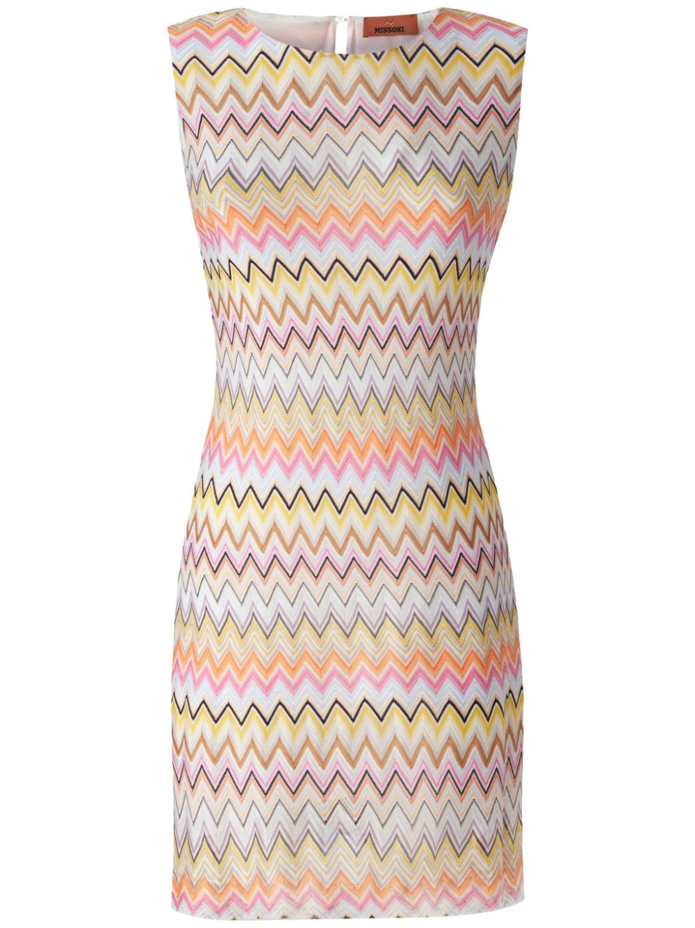 MISSONI ZIGZAG SLEEVELESS MINI DRESS 