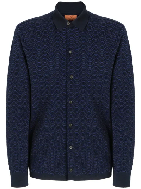 Missoni wave-pattern shirt