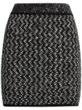 Missoni zigzag lamé mini skirt - Black