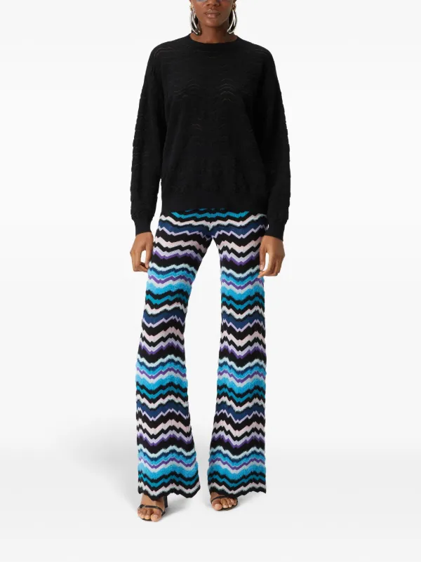 Missoni crew-neck Sweater | Black | FARFETCH