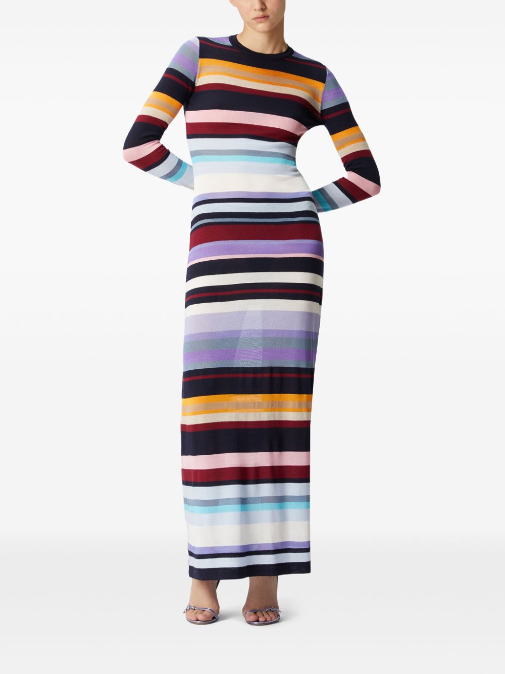 Missoni striped dress - Blauw