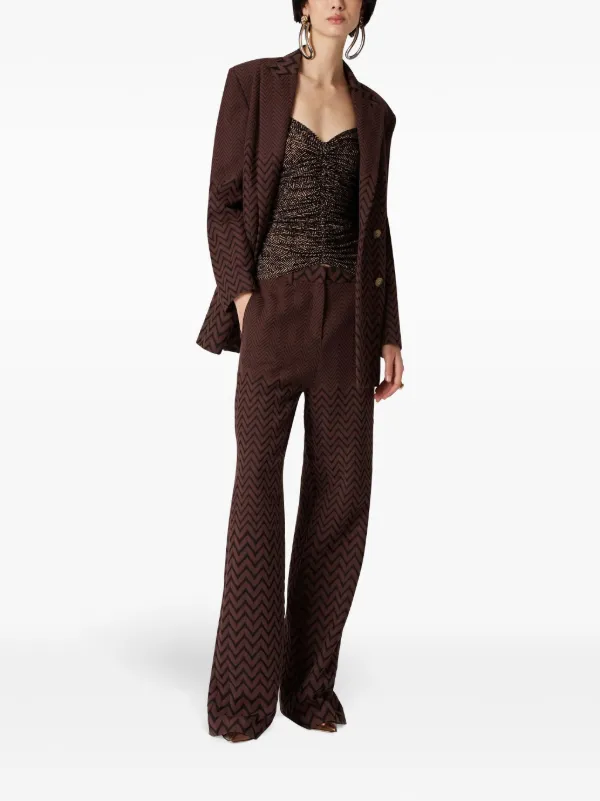 Missoni Zigzag Trousers | Brown | FARFETCH