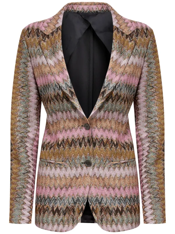 Pink knit blazer on sale