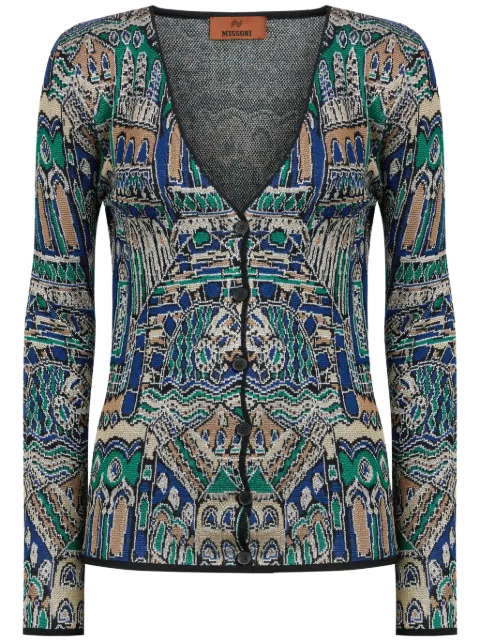 Missoni cárdigan con motivo multicolor