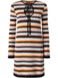 Missoni zigzag-knit dress - Brown