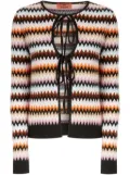 Missoni zigzag-knit cardigan - Brown