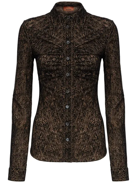 Missoni zigzag-woven shirt