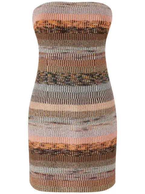 Missoni lamé bustier mini dress