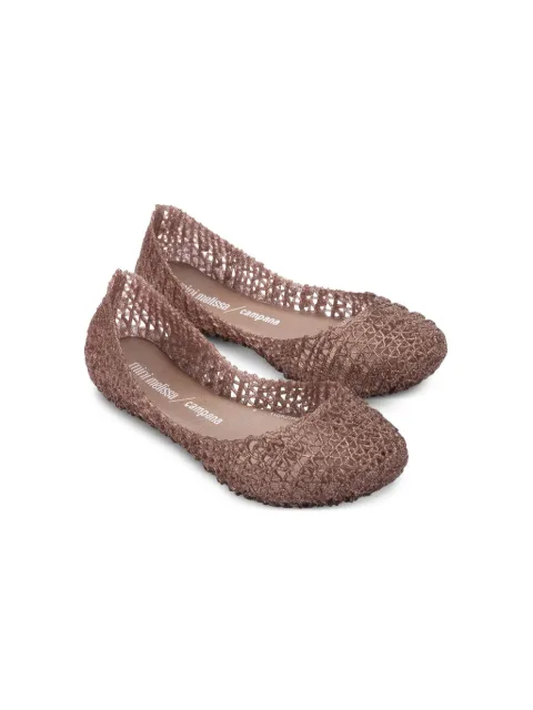 Mini Melissa Campana ballerina shoes