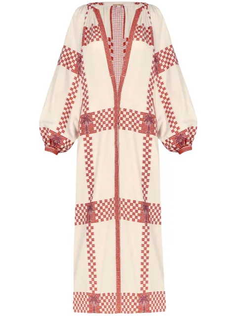 Johanna Ortiz فستان ماكسي بطبعة هندسية