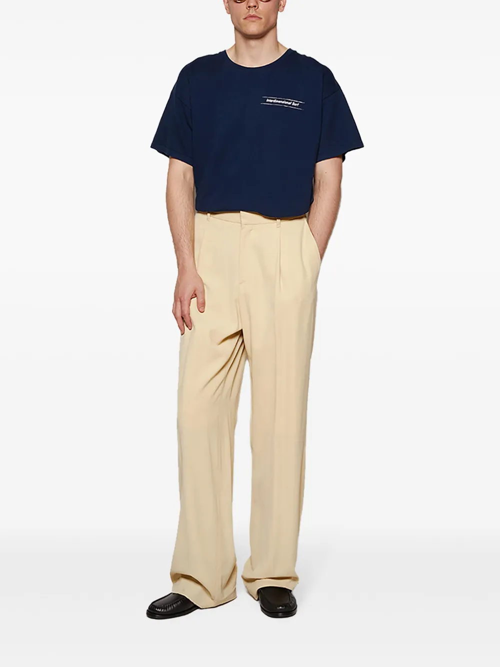 The Elder Statesman ID Surf T-shirt - Blauw