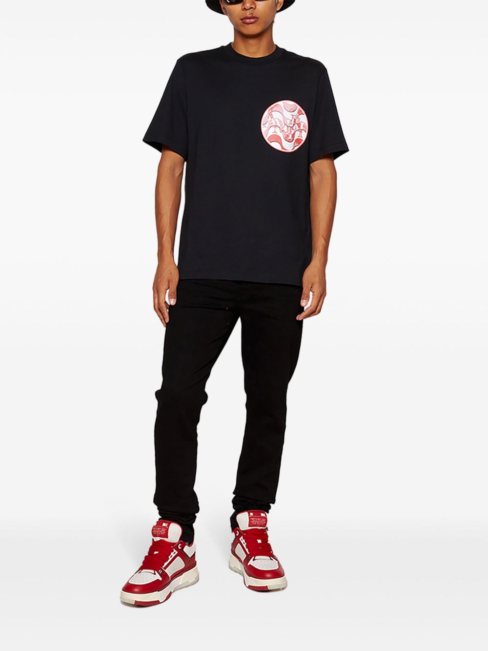 AMIRI T-shirt met print - Zwart