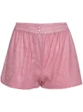 Oséree Lumiere lurex shorts - Pink
