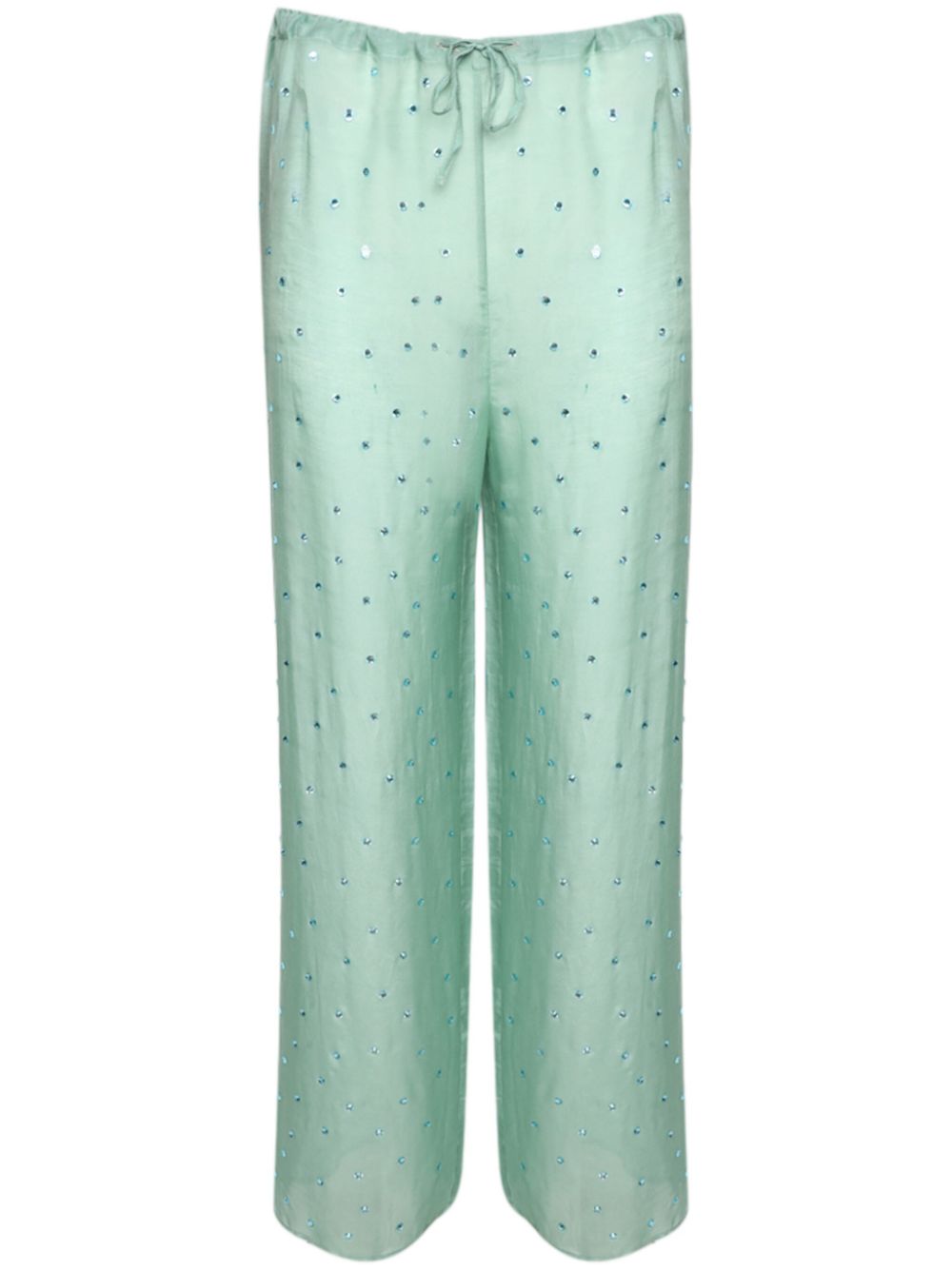 Oséree Gem Pants embellished straight-leg trousers